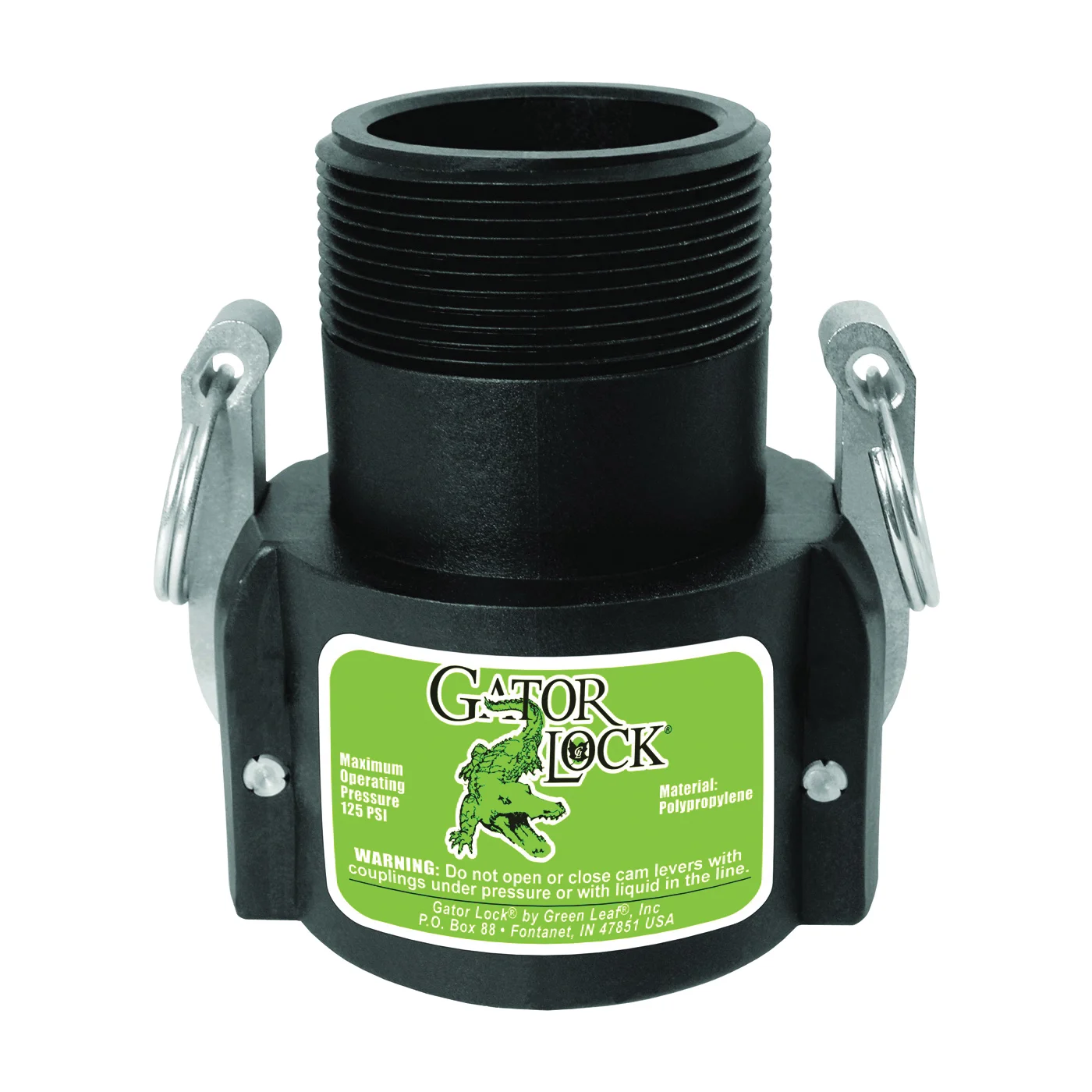 150B/GLP150BNL Cam Lever Coupling, 1-1/2 in, Glass Filled Polypropylene