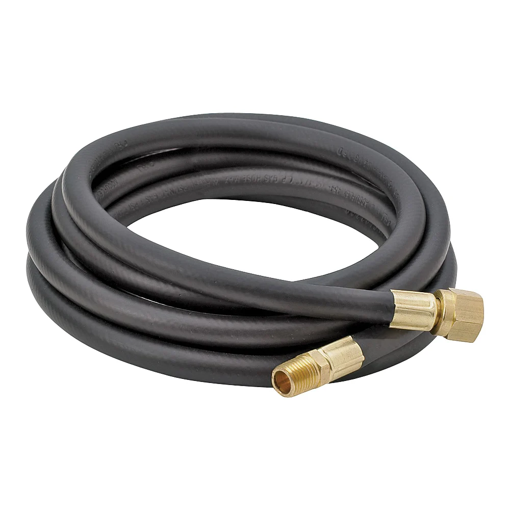 7906 LPG Hose, 1/4 in ID, 6 ft L, MNPT x FNPT Flare Swivel, Thermoplastic - Bayou Classic
