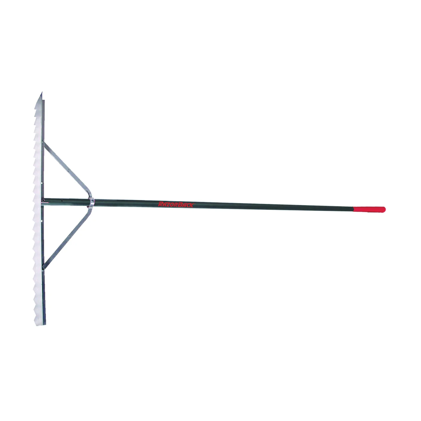 63133 Asphalt Lute Rake, 82-1/4 in OAL, Aluminum Handle, Straight Handle