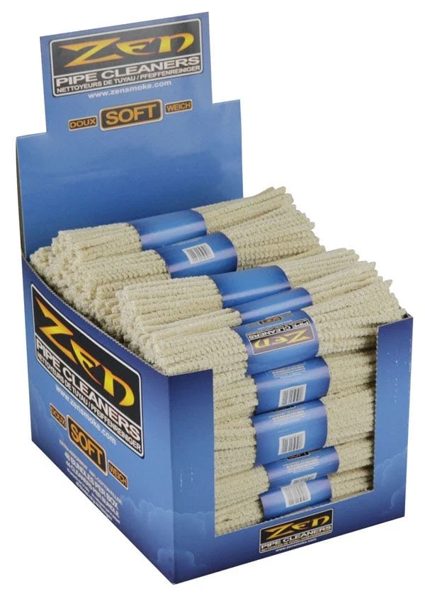 Zen Soft Bristle Pipe Cleaners Bundle | 44pc | 48pk Display - New