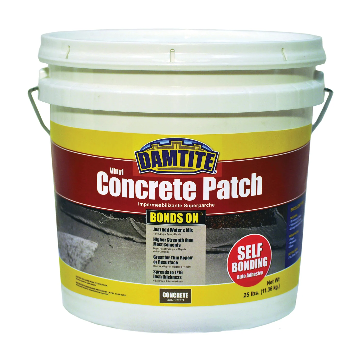 04025 Patch, Gray, 25 lb, Pail - Damtite