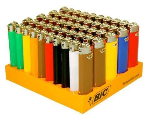 Bic Lighter | Classic | Assorted Colors | 50ct Display - New
