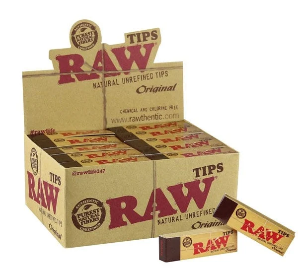 RAW Natural Unrefined Tips | 50pc | 50pk Display - New