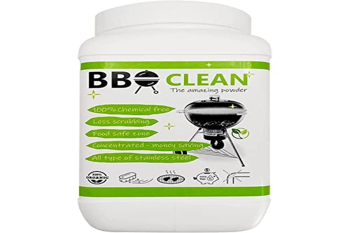 BBQ Clean - Chemical Free Cleans & Degreases BBQ Cooking Grates, Racks & Tools - Makes 5 L or 1.32 Gallons