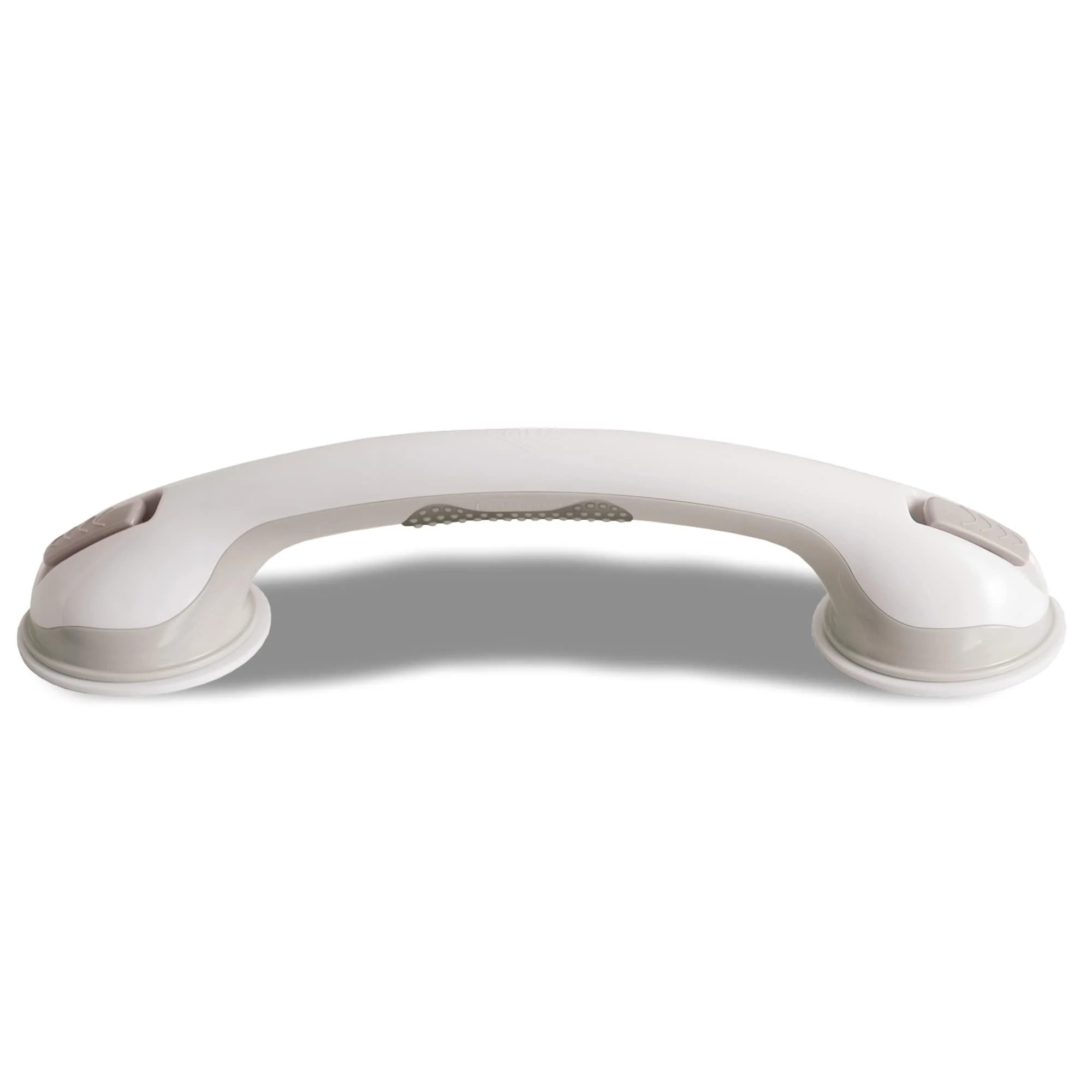 Safe-er-Grip Changing Lifestyles Suction Cup Grab Bars For Bathtubs & Showers Safety Bathroom Assist Handle, White & Grey, 16 Inches 16 Inch (Pack of 1) White/Grey
