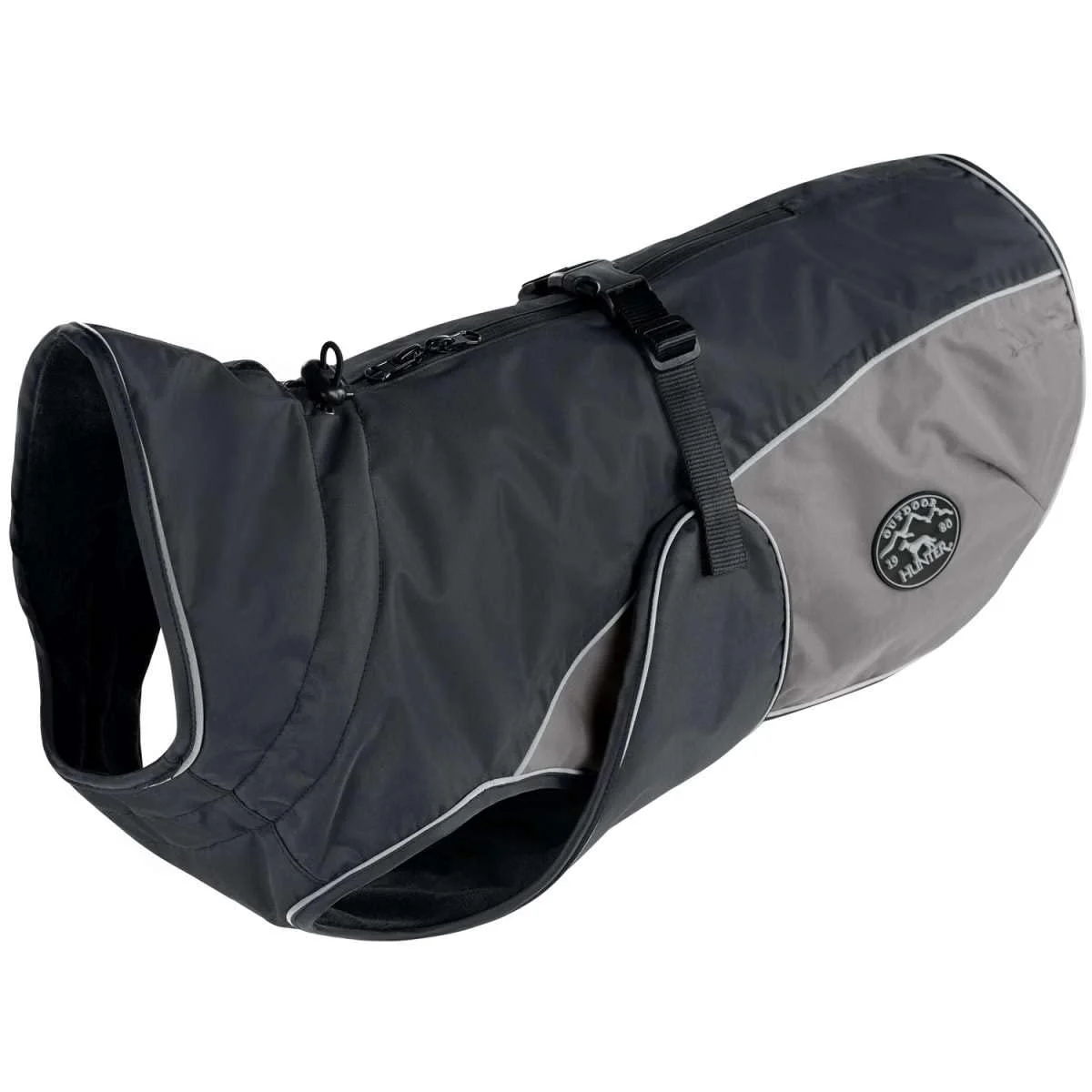 HUNTER UPPSALA COZY dog coat winter coat water-repellent reflective 30 anthracite/grey anthracite/grey 30