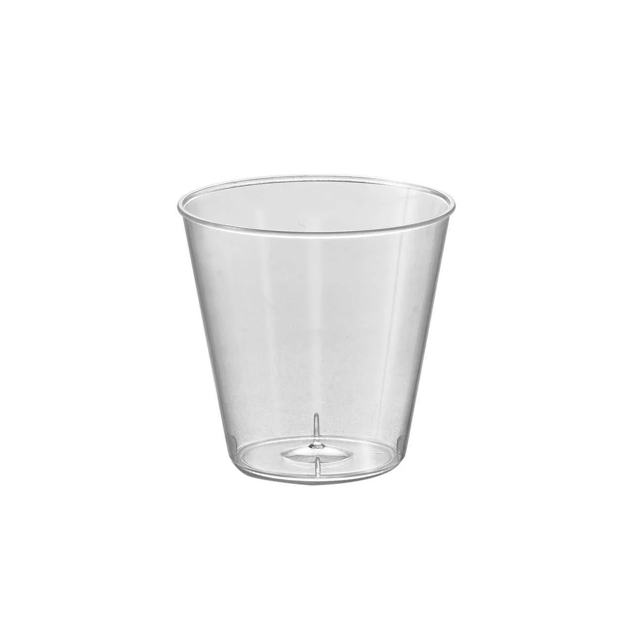 Kaya Plastic Shot Glasses - 1 oz. | Clear | Round | 50 Pcs.
