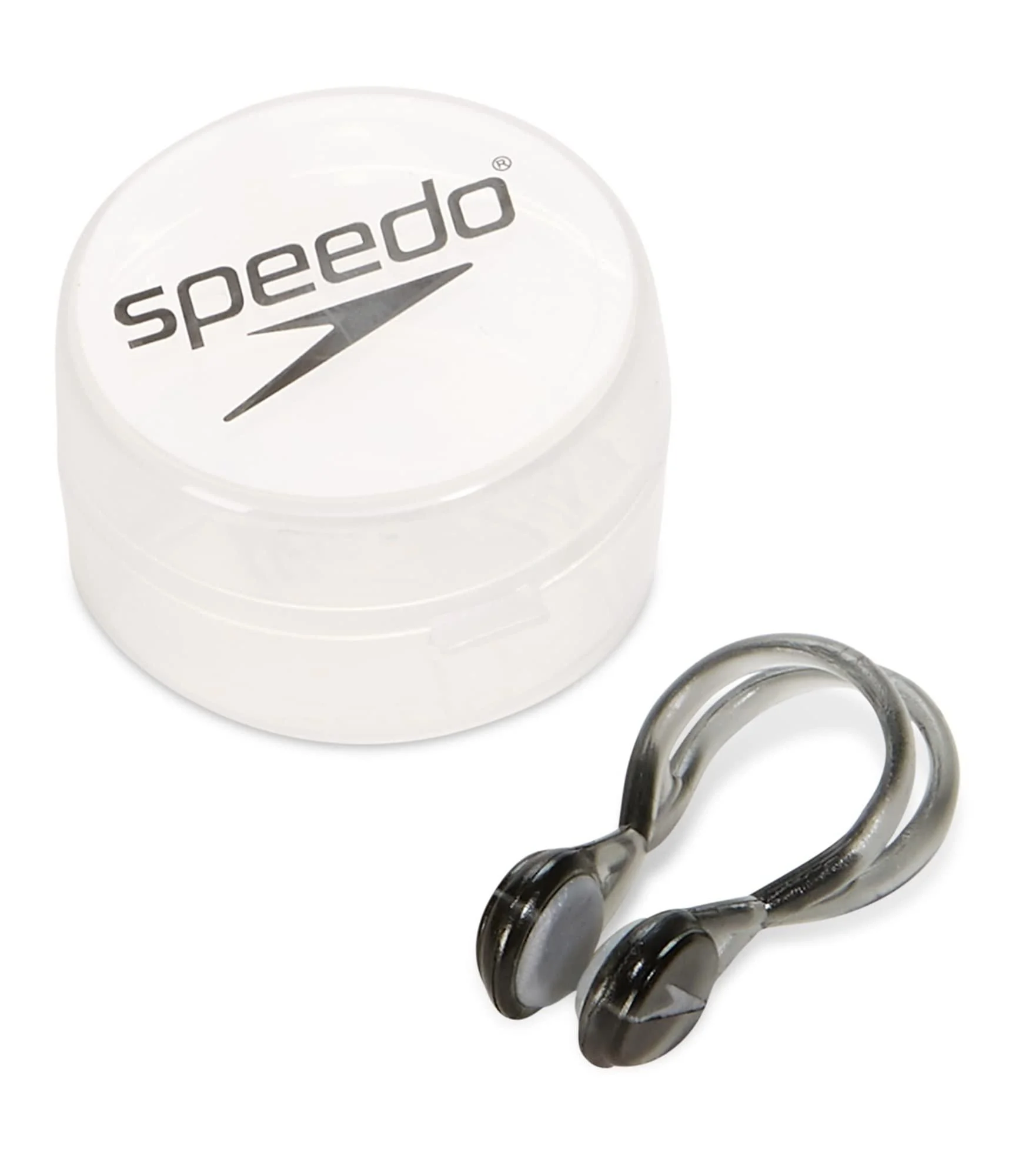 Speedo Unisex Swim Nose Clip Liquid Comfort Charcoal, One Size - ?Speedo