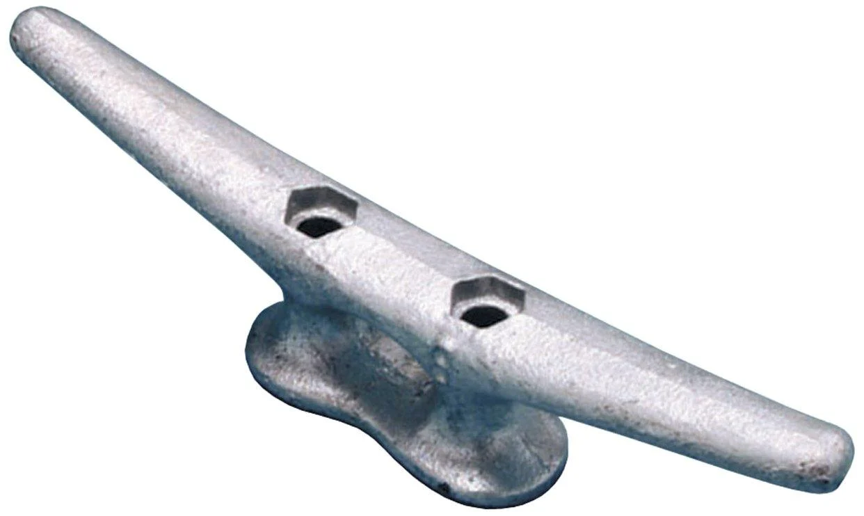 Dock Edge Dock Cleat,Galvanized 6"