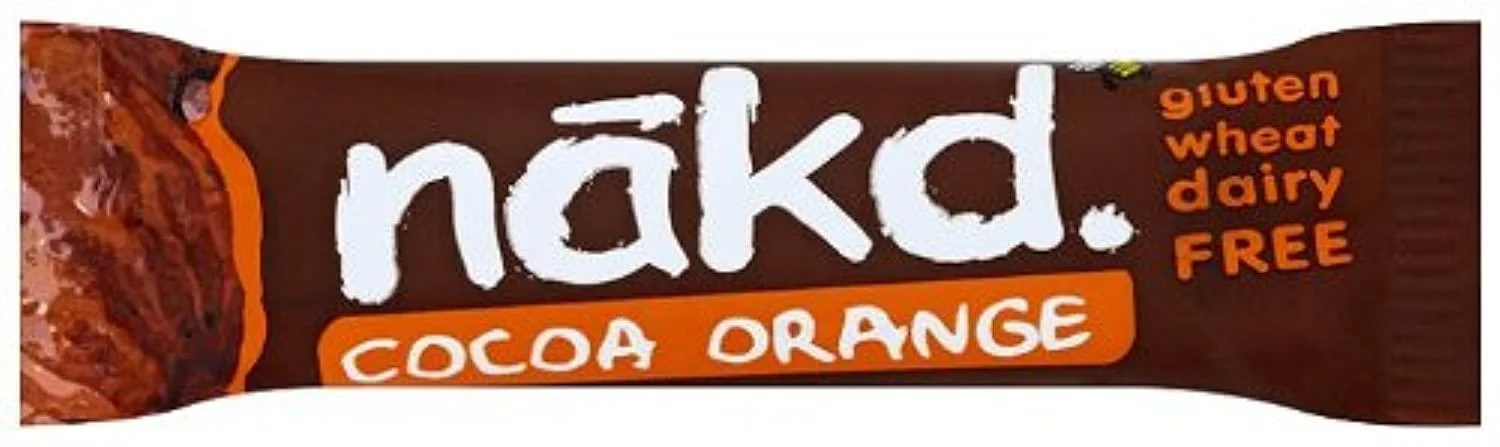 Nakd Cocoa Orange Gluten Free Bar 35g Orange Chocolate