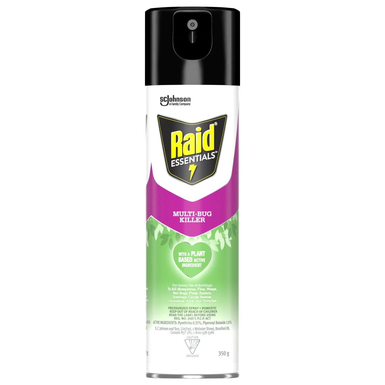 Raid Essentials Multi-Bug Killer Kills Listed Bugs On Contact 350g