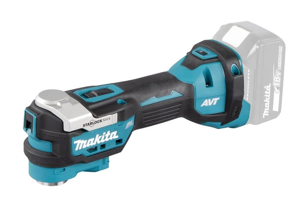 Makita DTM52Z Li-ion LXT Brushless Multi-Tool - Batteries and Charger Not Included Blue 18 V Angled