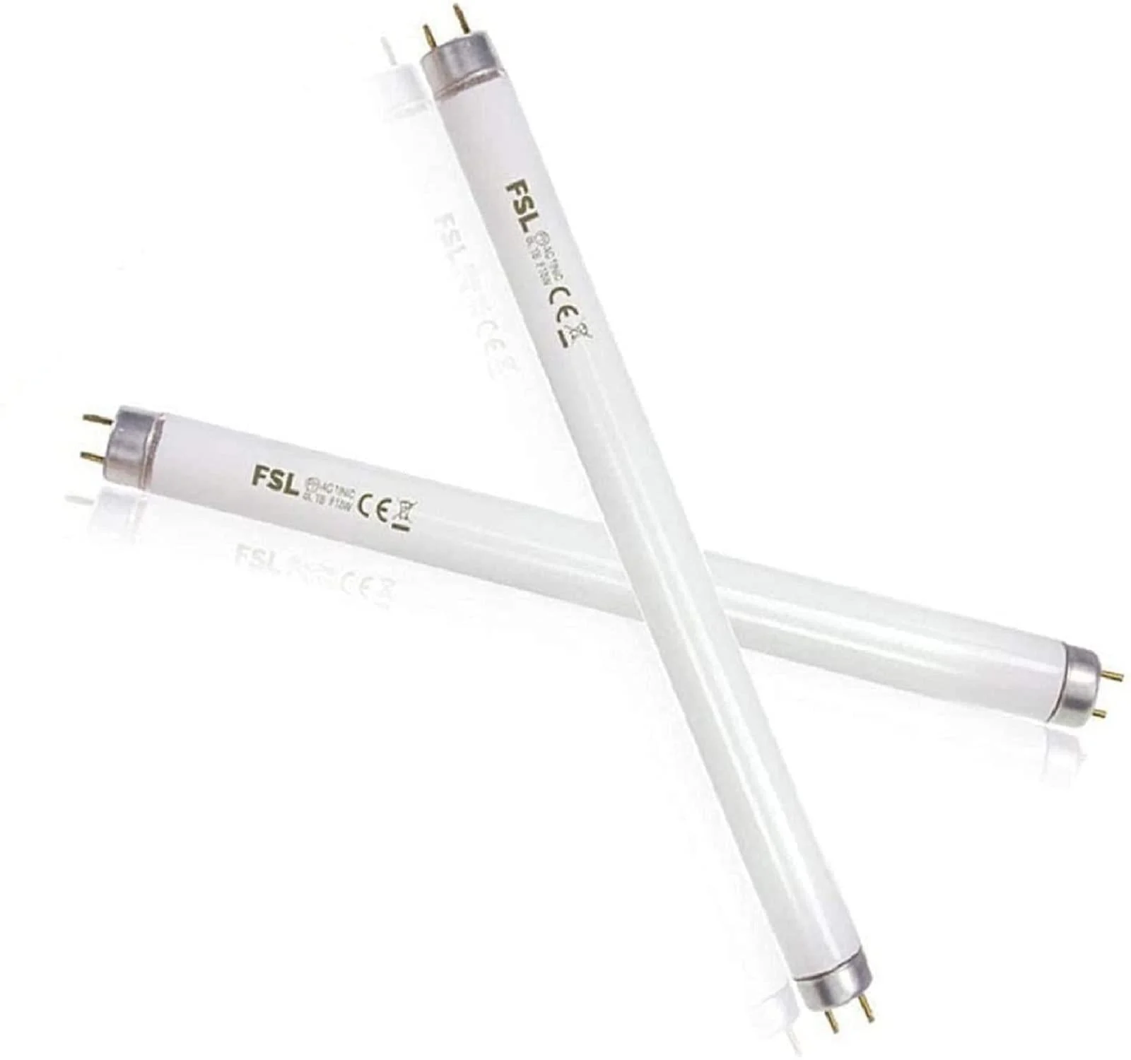 ASPECTEK Bug Zapper Replacement UV Lamp Bulb Light Tube 10W for 20W Electronic Bug Zapper, 2-Pack White