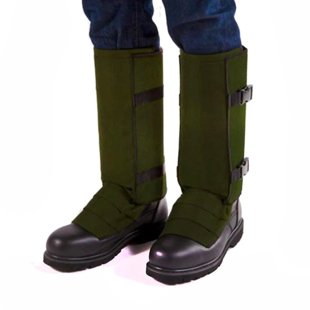 Crackshot Men's Snake Bite Proof Guardz Gaiters Olive Green X-Large