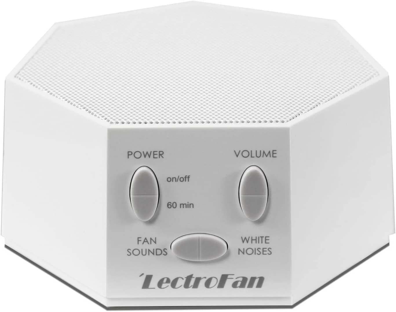 LectroFan High Fidelity White Noise Machine with 20 Unique Non-Looping Fan and White Noise Sounds and Sleep Timer Classic-White