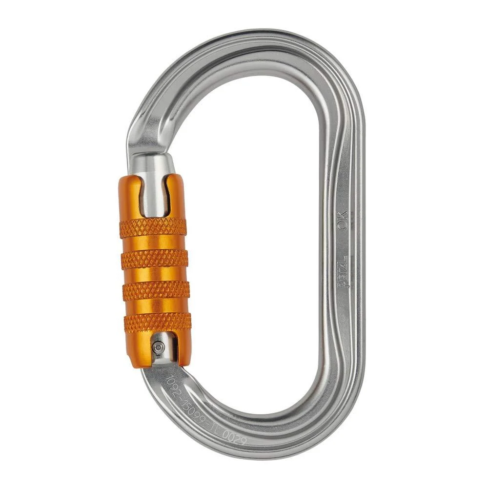 Petzl, OK Carabiners TRIACT-LOCK Gray