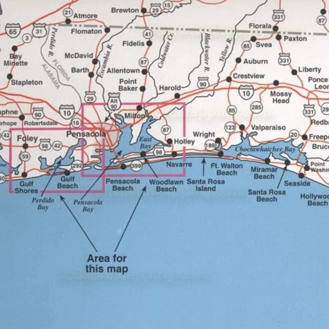 Topspot Map N223 Pensacola Area
