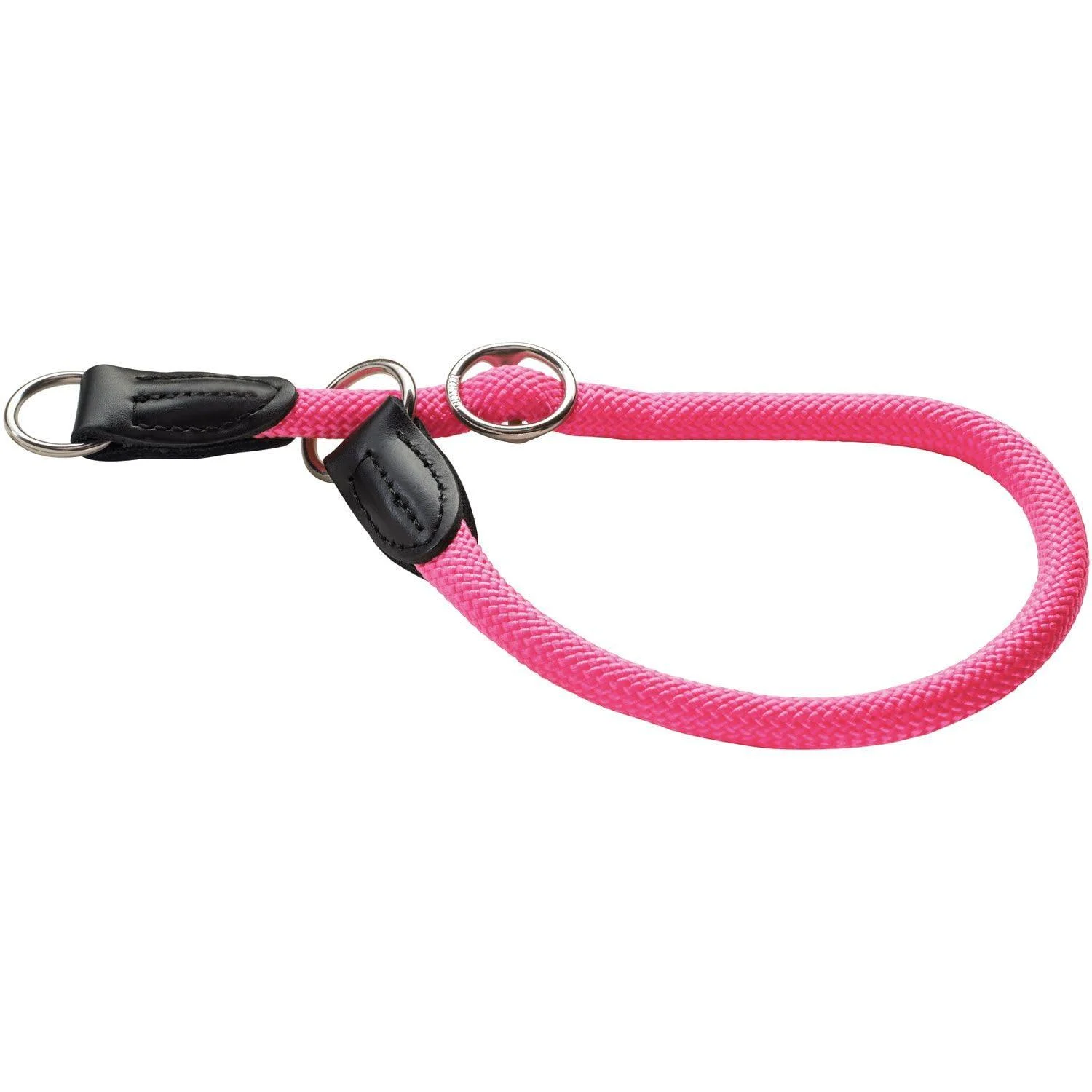 HUNTER Freestyle dressage collar dog collar pull stopper robust weatherproof 60 (L-XL) neon pink 60 (L-XL) neon pink