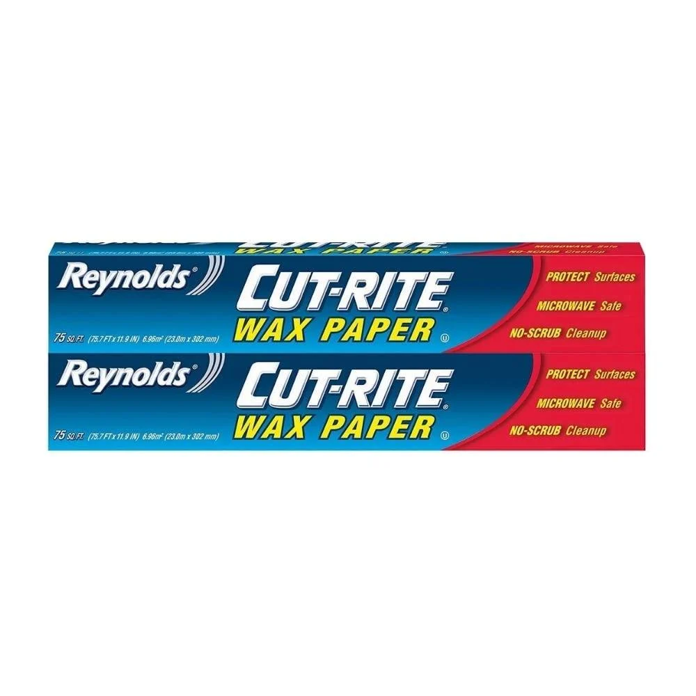 Reynolds Cut Rite Wax Paper, (75 Sq Ft (Pack of 2)) - Reynolds Wrap