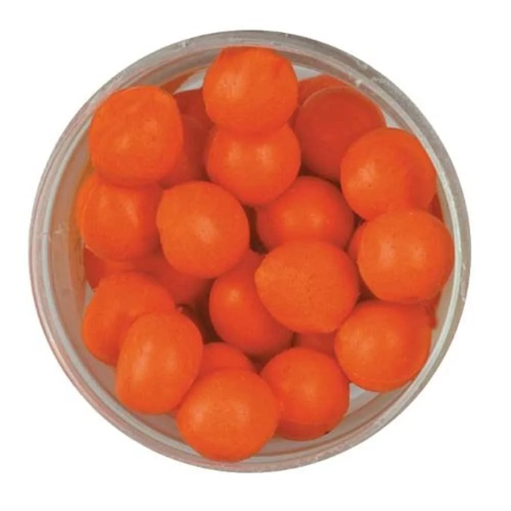 Berkley PowerBait Power Eggs Floating Magnum , Fluorescent Orange - Garlic Scent, .5 oz Small Jar