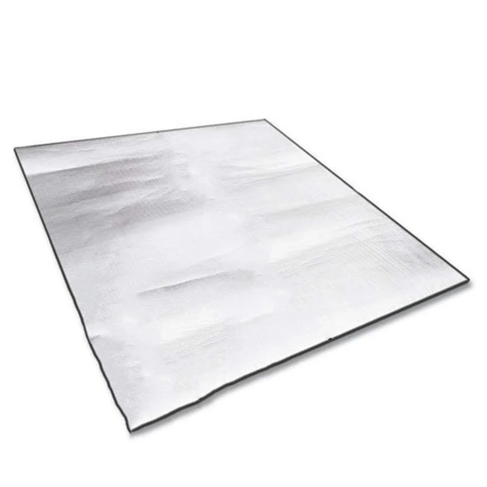Camping Mat Foam Foil Blanket for Camping Foam Pad Insulating Foil Mat Sleeping Tent Pad Thermal Aluminum Camping mat for Reflecting Heat 59in x 78.7in / 150cmx200cm - Aehma
