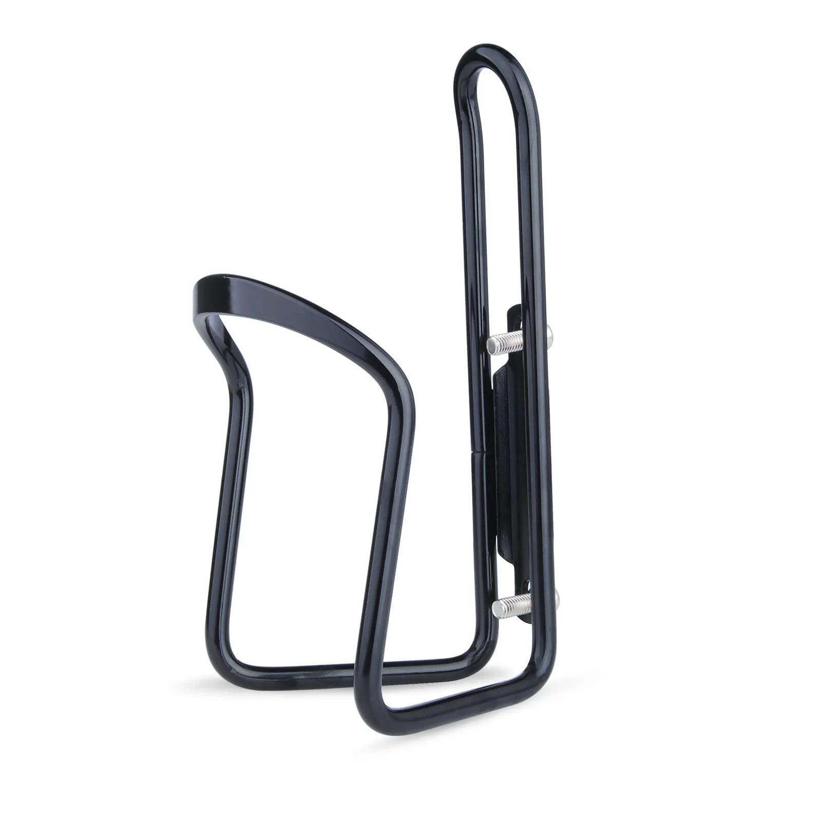 FiveBox Lightweight Aluminum Alloy Bicycle Water Bottle Cage Holder for Outdoor Activities black 1Pack