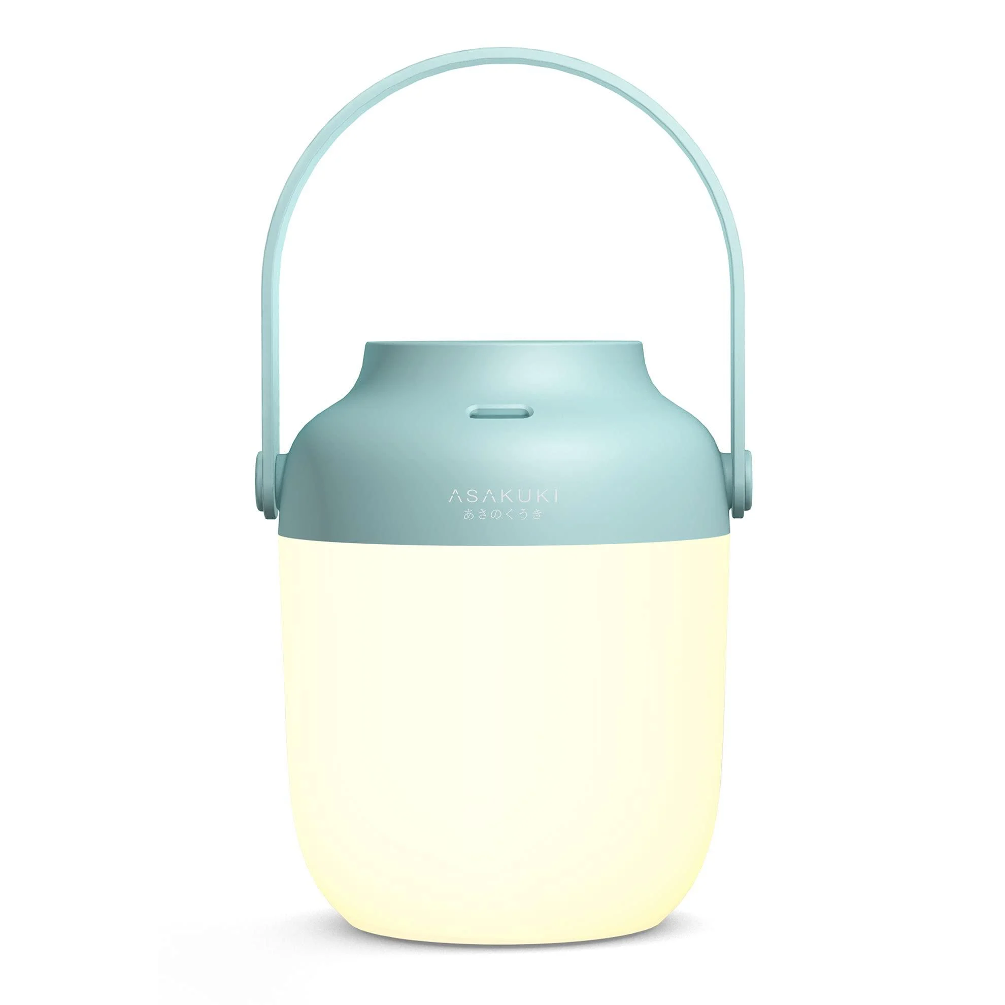 ASAKUKI Cordless Essential Oil Diffuser, Portable Diffusers with 3 Adjustable Warm Light, Wireless Aromatherapy Diffuser for Camping Travel Home Blue