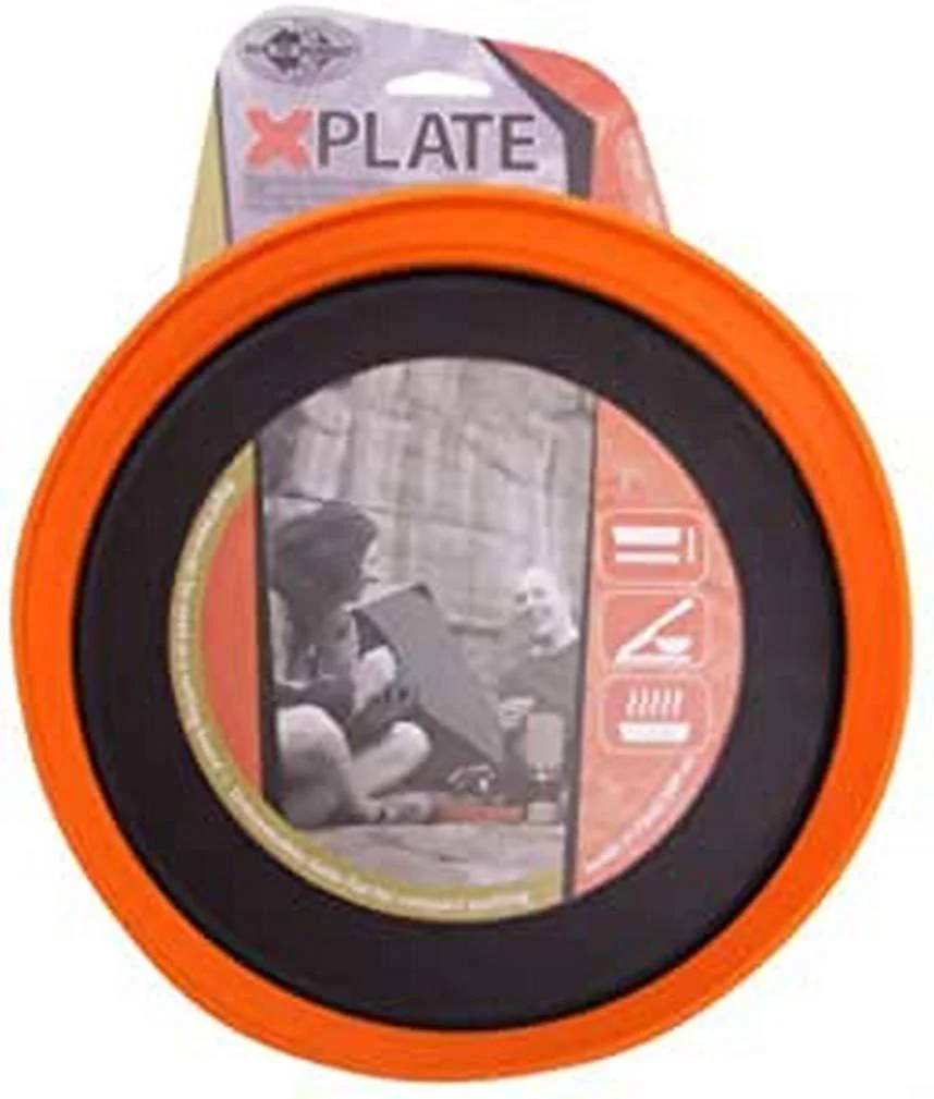 Sea to Summit X-Plate Collabsible Silicone Camping Dinnerware Orange