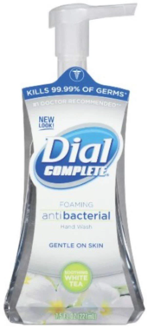 Dial Complete Foaming Hand Wash Soothing White Tea 7.50 oz (Pack of 4) Tea Tree 7.5 Fl Oz (Pack of 4)
