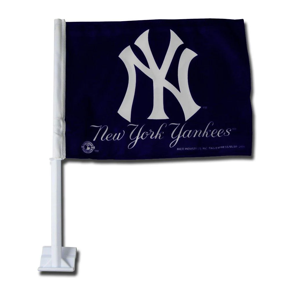 Rico Industries MLB Car Flag New York Yankees