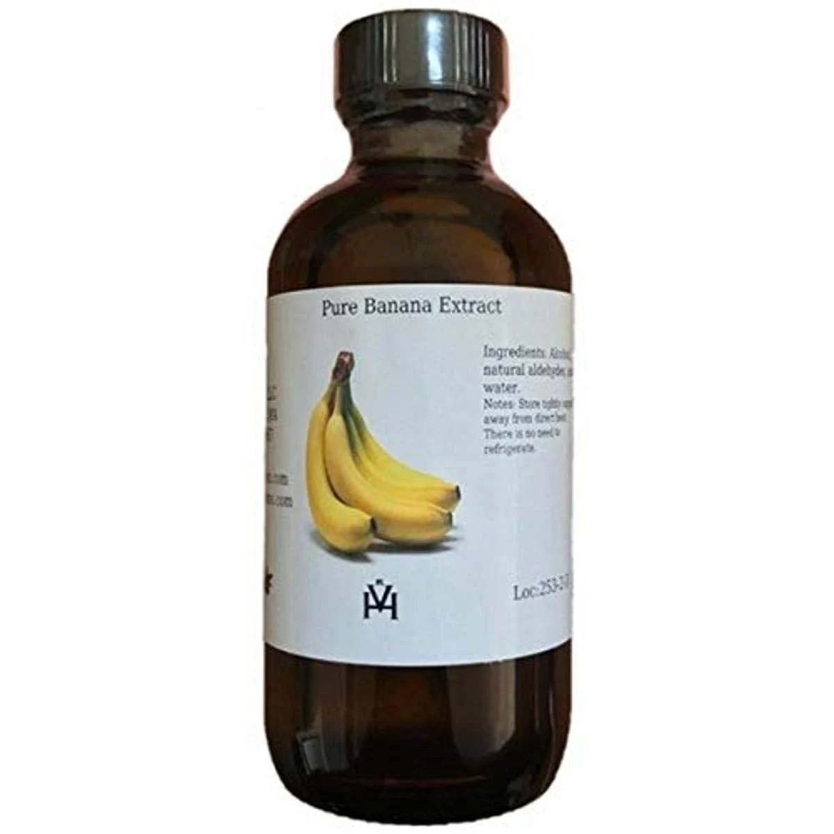Natural Banana Flavor - Beverages - Breads - Fillings - Sugar Free - Non-GMO - Gluten Free - Kosher - Vegan - 8 oz 8 Fl Oz (Pack of 1)