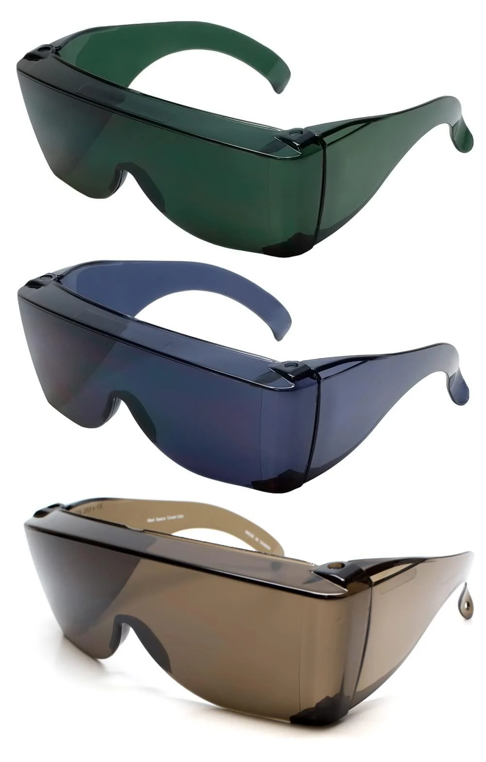 Calabria 3000 Large Square Fit-Over with UV Protection Copper/Green/Smoke 3 Pack Copper/Green/Smoke 3Pack