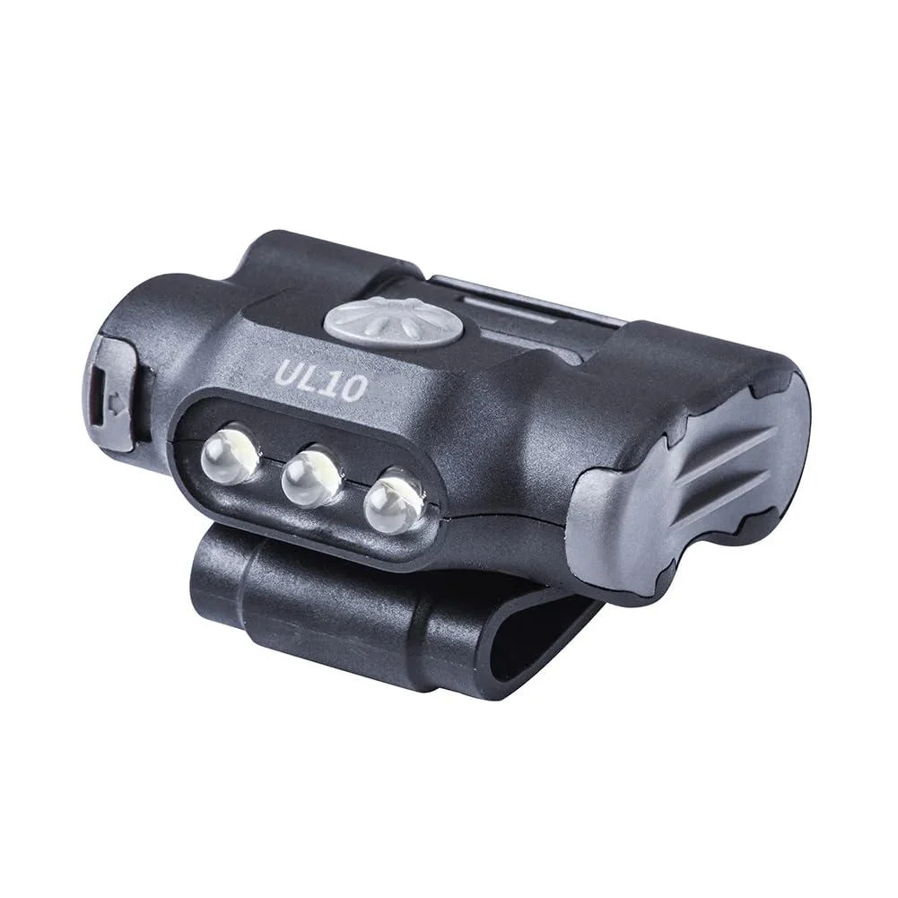 NEXTROCH UL10 - Universal LED lamp - clip lamp for caps Molle backpacks belts 65 lumens with 2 AAA batteries white