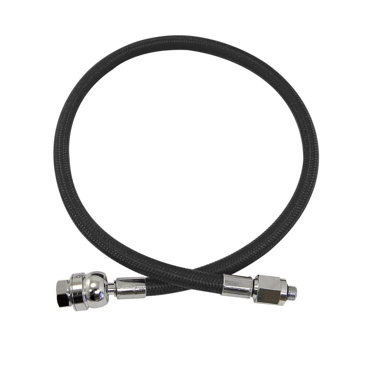 XS Scuba Miflex DS (Dual Swivel) LP Hoses Black