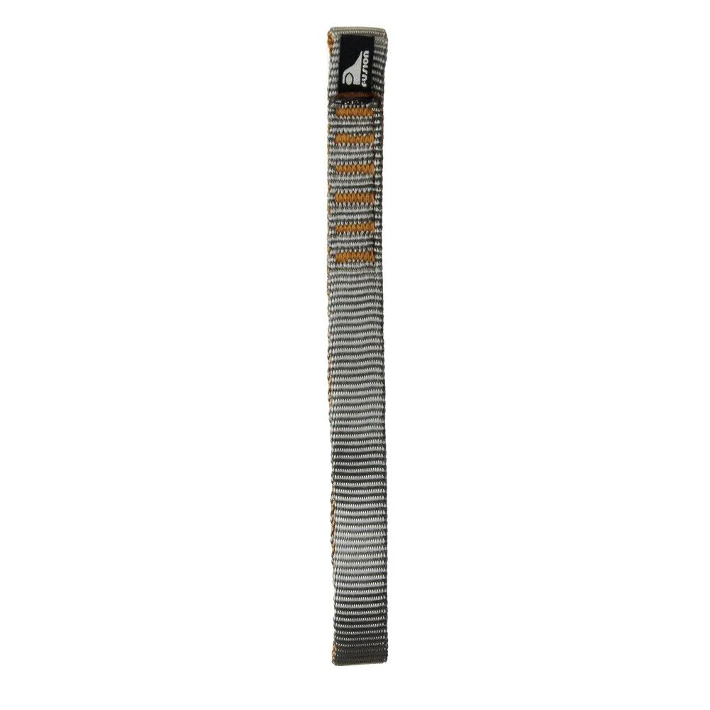 Fusion Climb Quickdraw Runner 5000 lbs Rated Stitched Loop Nylon Webbing 20cm x 1.7cm Tan/Orange, 20'