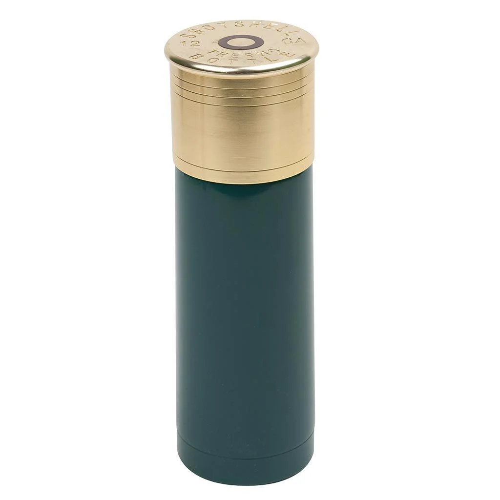 Stansport 12 Gauge Shotshell Thermo Bottle 25-Ounce Green