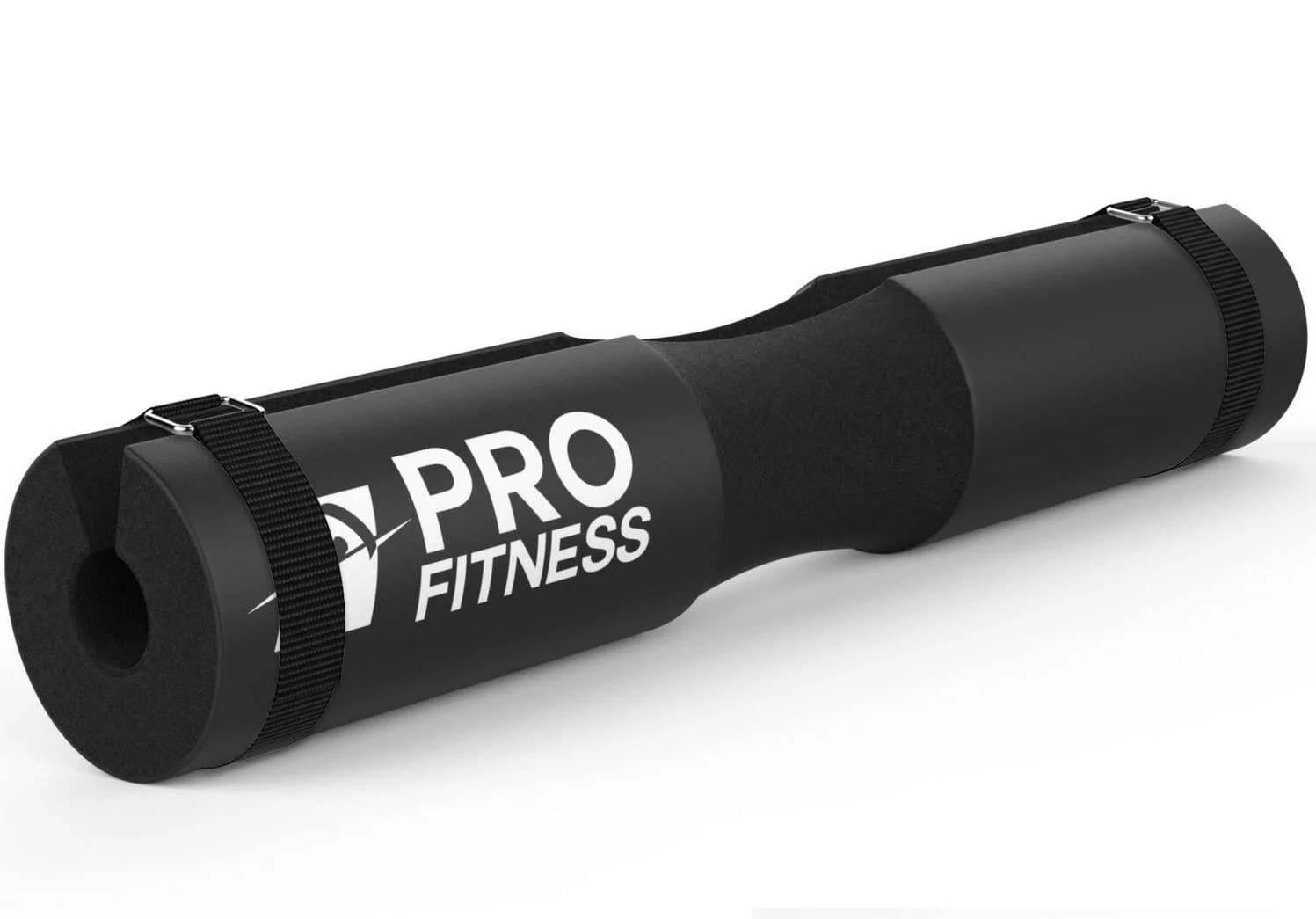 ProFitness Barbell Pad Squat Pad- Shoulder Support for Squats, Lunges & Hip Thrusts - For Olympic or Standard Bars Jet Black