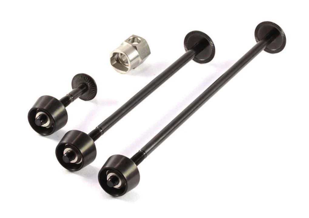 Pitlock Pit Lock Set 02 for front and rear seat post black