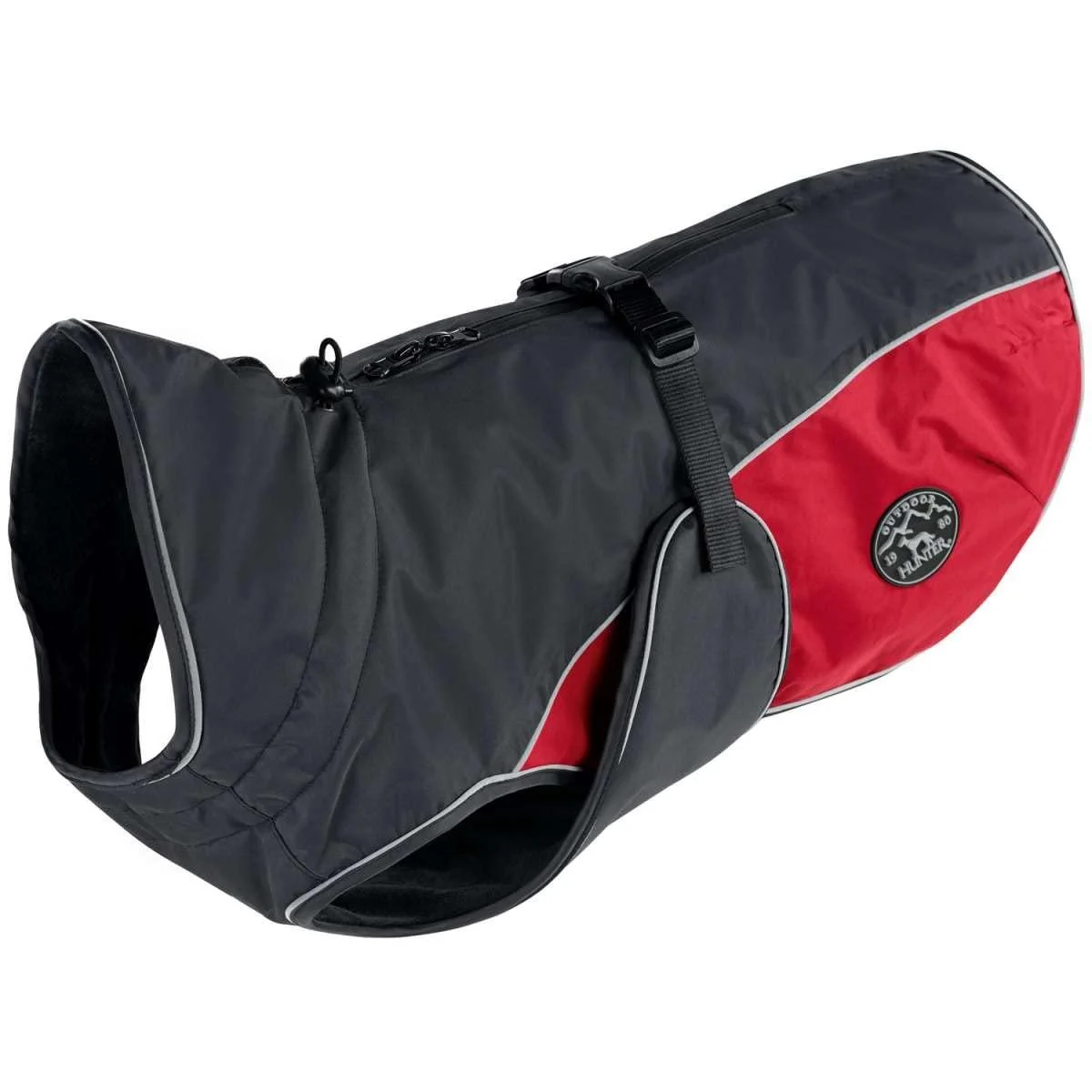 HUNTER UPPSALA COZY dog coat winter coat water-repellent reflective 65 anthracite/red anthracite/red 65