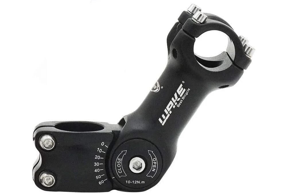 GOEXM MTB Bicycle Stem 25.4 31.8 Stem 90mm 110mm Mountain Bike Adjustable Raise up Handlebar Tube Stem for Most Bike Road Bike MTB BMX 25.4*110*28.6mm