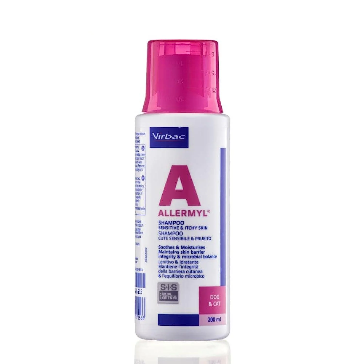 Allermyl Dog Cat Shampoo 200ml Bottle - Virbac