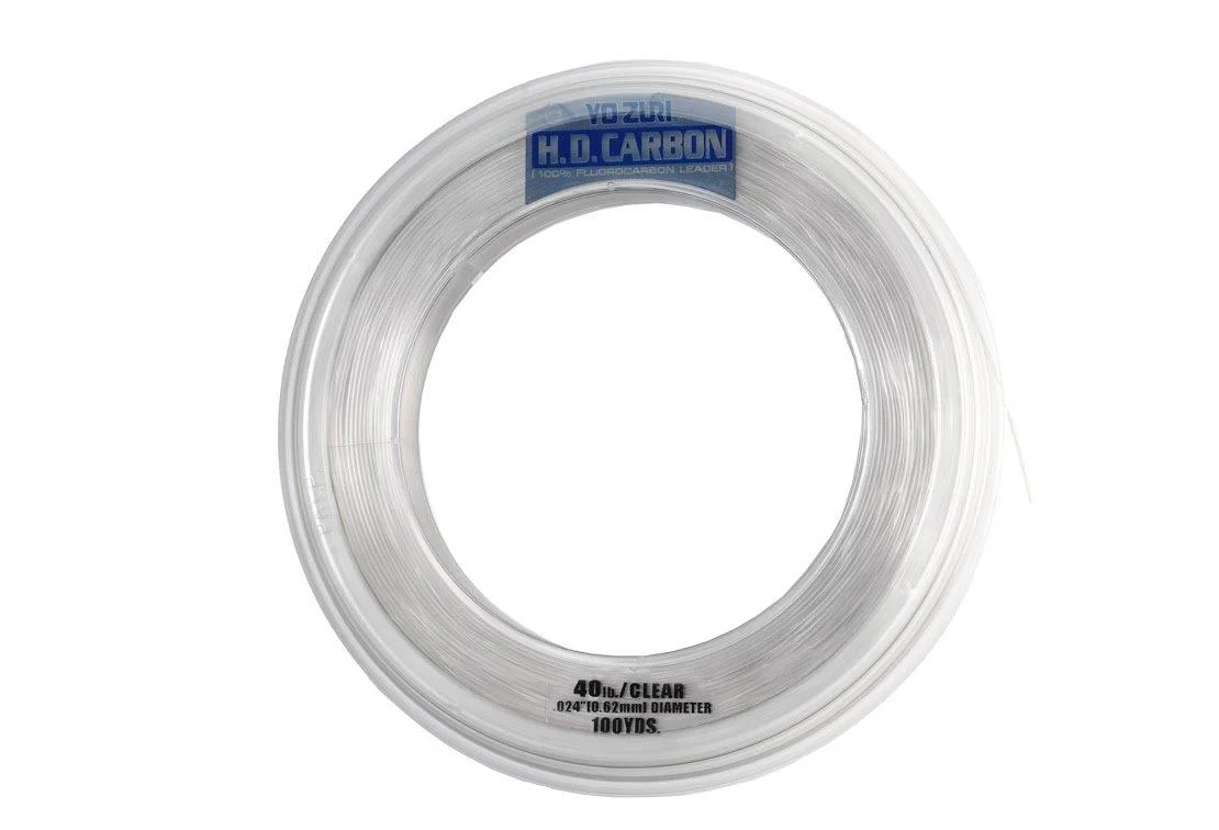 Yo-Zuri H.D. Carbon Fluorocarbon Leader Line 40-Pound30-Yard Multi