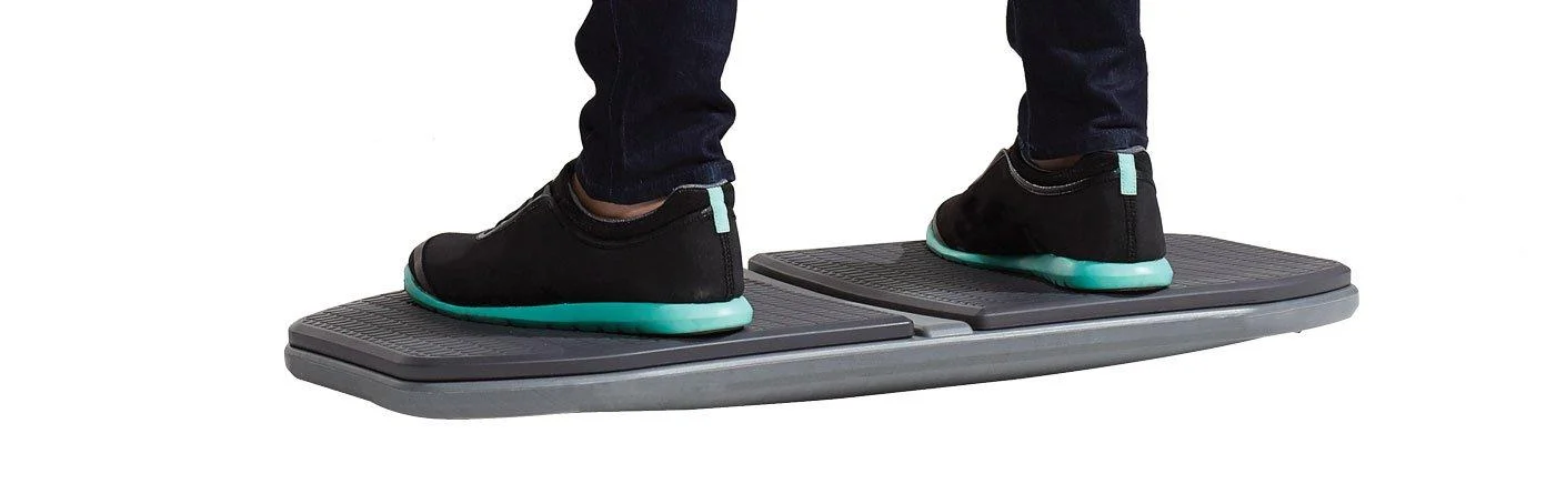 Gaiam Evolve Balance Board for Standing Desk Grey/Black
