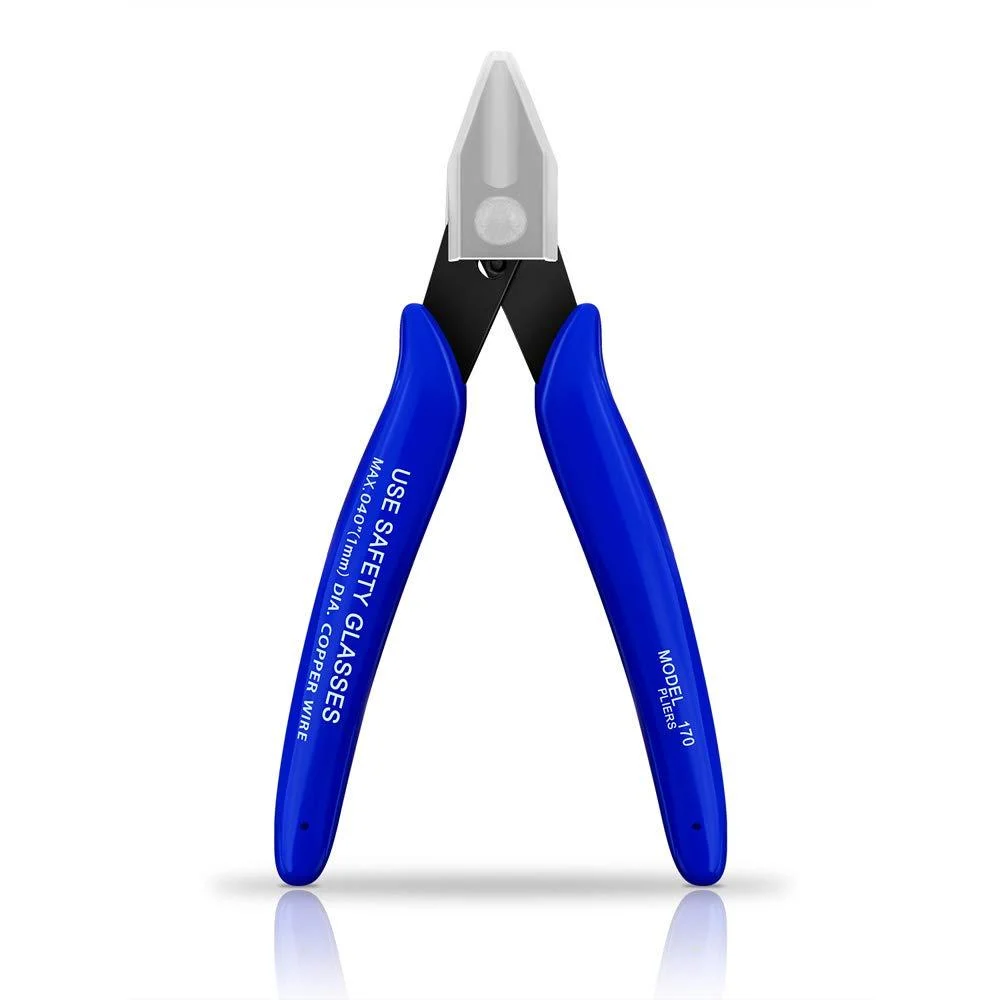OUYZGIA Diagonal Cutters 0.8mm Stainless Steel Iron Wire Plier Wire Cutters Cable Cutters for Jewelry Making 3D Printer Accessories Model Making 1 pcs