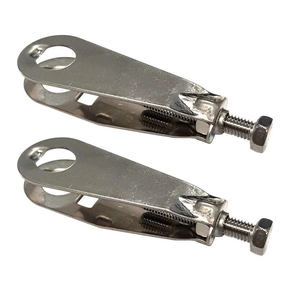 cyclingcolors 2x Bicycle BATAVUS chain tensioner M5x55mm steel with nuts axles 10.5mm