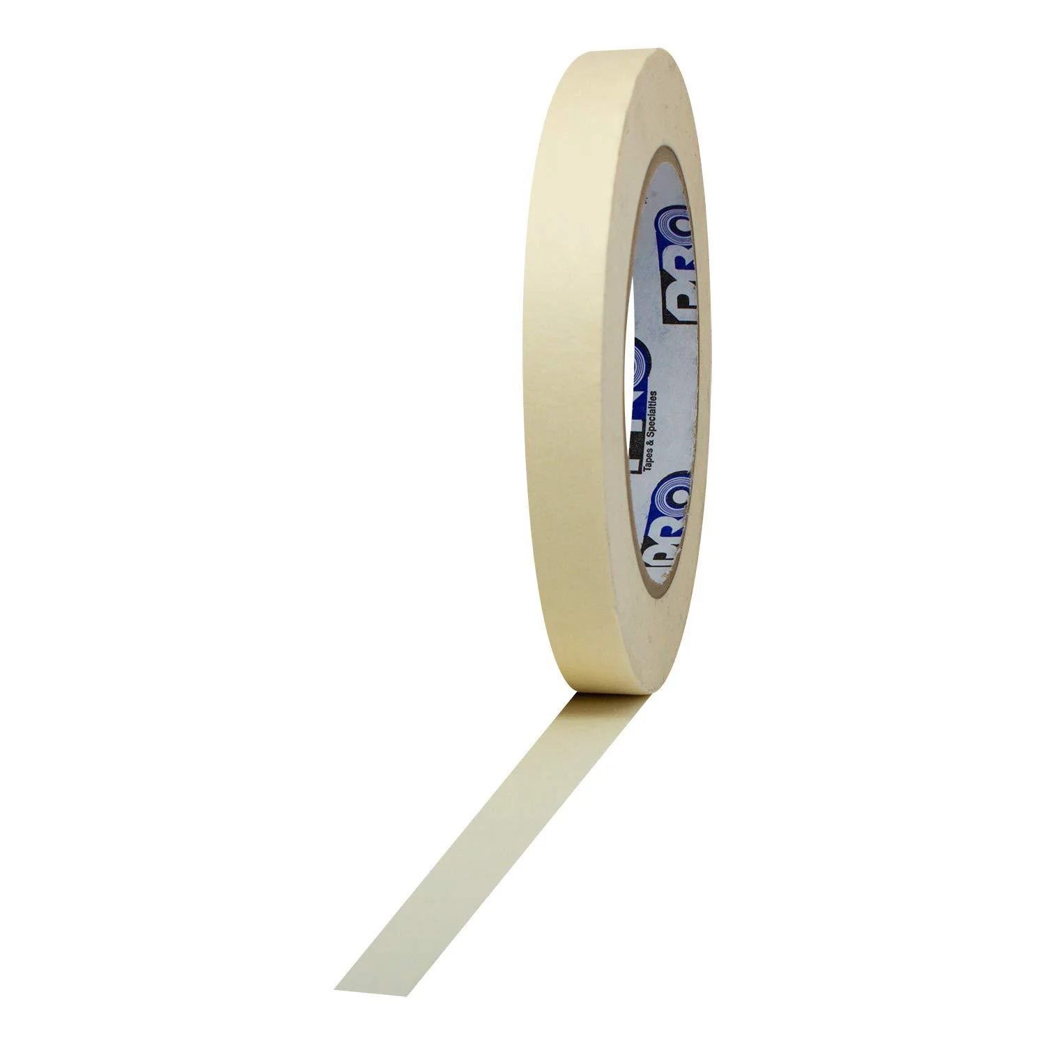 ProTapes Pro 795 Crepe Paper General Purpose Masking Tape 60 yds Length x 1/2 Width Tan (Pack of 1) 1/2 (Pack of 1) - Pro Tapes