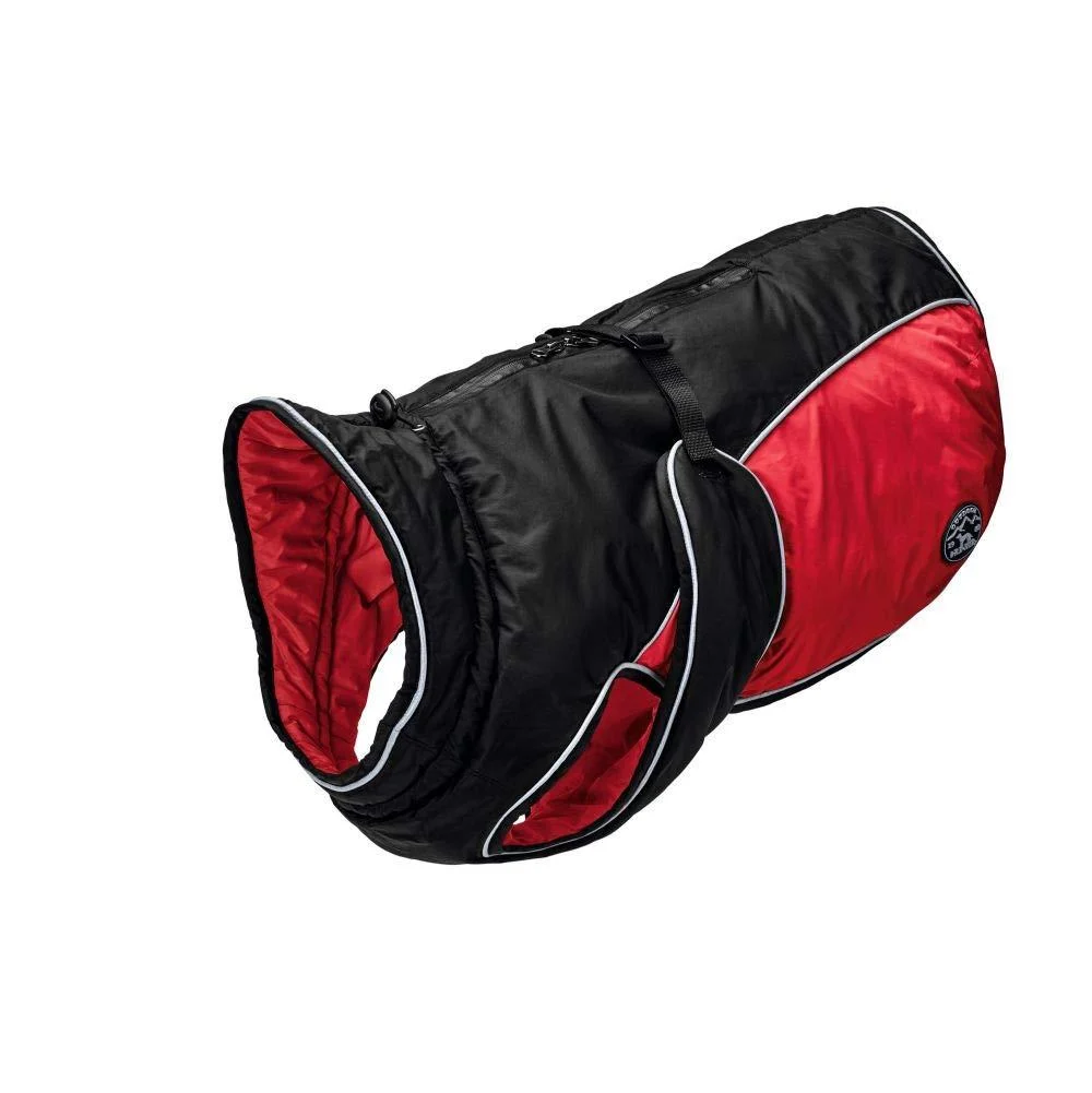 HUNTER UPPSALA EXTREME dog coat winter coat water-repellent reflective 45 black/red black/red 45