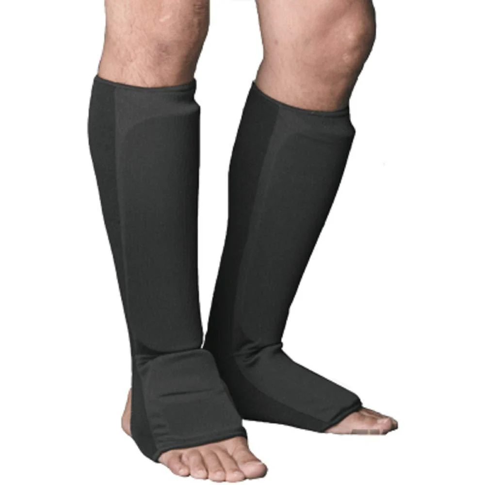 ProForce Cloth Shin Instep Guard for Sparring Black Medium