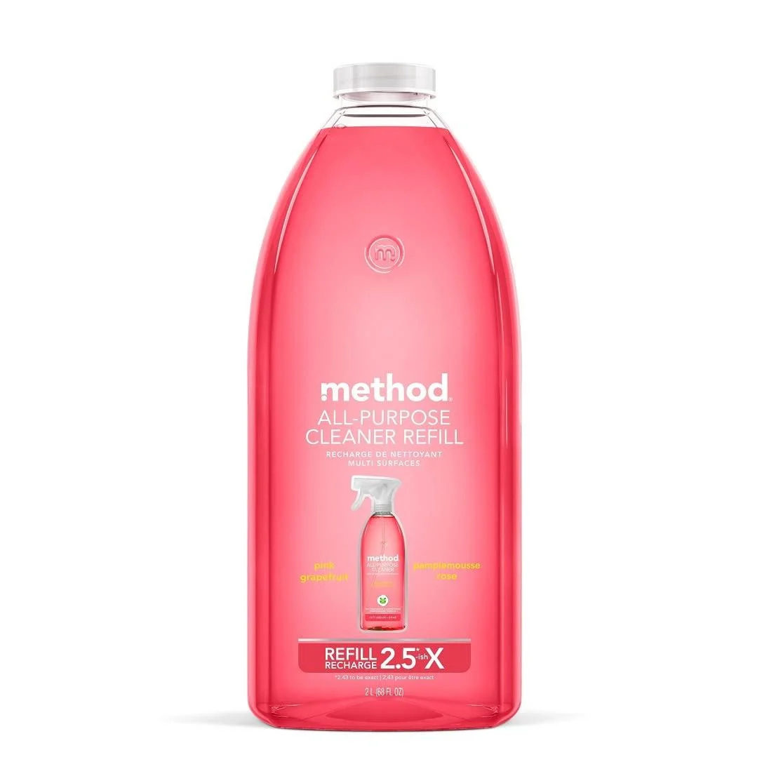 Method All-Purpose Cleaner Refill Pink Grapefruit 68 Fl Oz