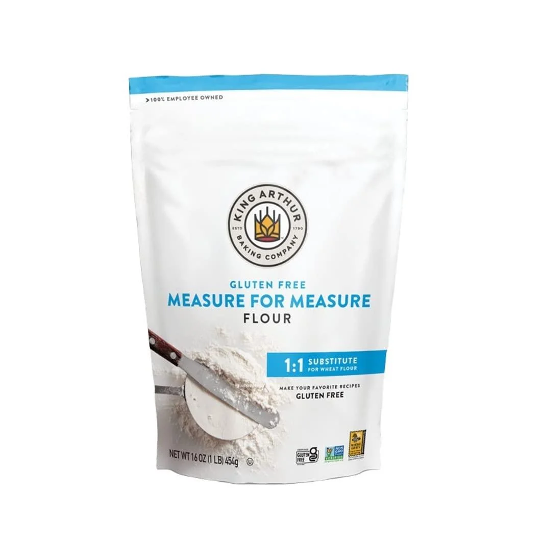 King Arthur, Measure for Measure Flour, Certified Gluten-Free, Non-GMO Project Verified, Certified Kosher, Non-Dairy, 1 Pound, Packaging May Vary 1 Pound (Pack of 1)